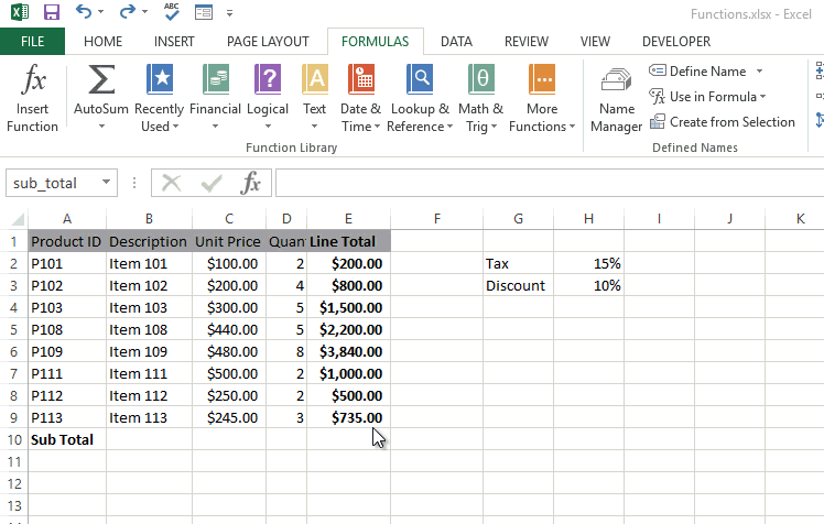 Microsoft Excel tips and tricks - AutoSum
