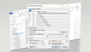 Adding Chapter Number, Custom Prefix to MS Word Headings