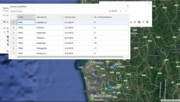 how to export Google My Maps data table to Excel