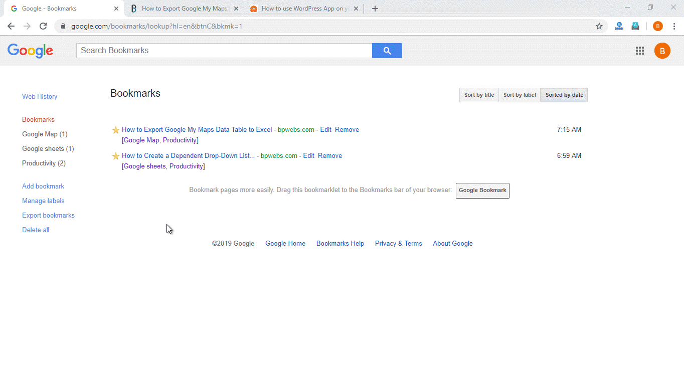 8 ways to keep track of what you read online 2 Google Bookmarks1