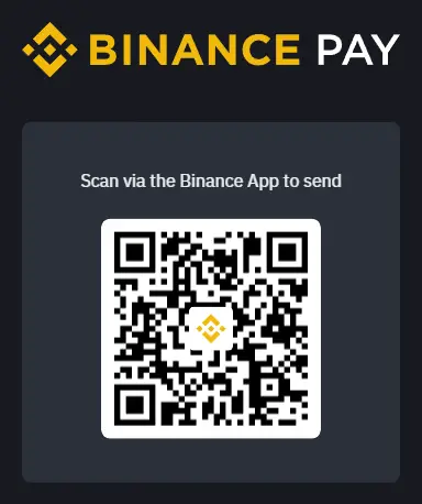 Donate with Binance Pay QR Code