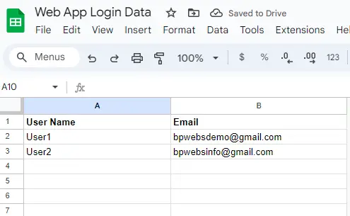 User Authentication in Google Apps Script web apps 4 User authentication in Google Apps Script web apps Google Sheets image